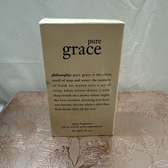Philosophy Pure Grace 2 Oz 60 ml new in box Women's Eau de toilette discontinued - Picture 4 of 10